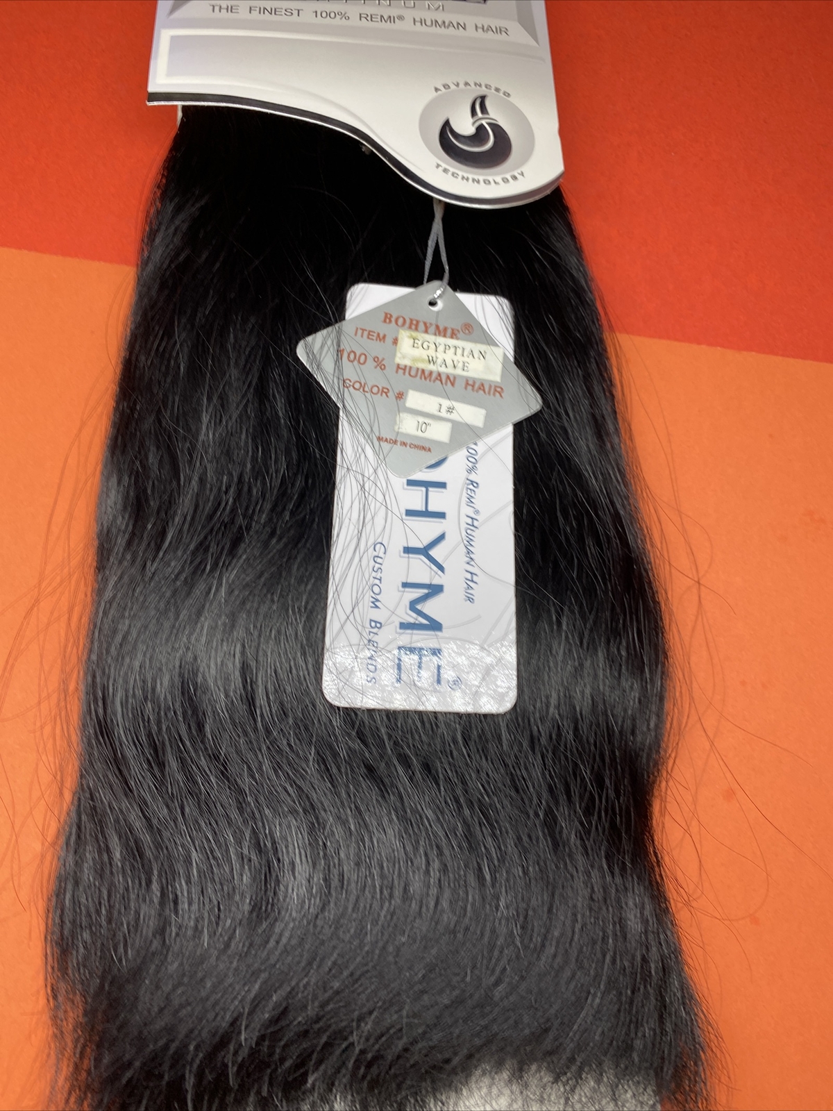 Bohyme Remi Human Hair Machine-Tied Egyptian Wave 10″_#1