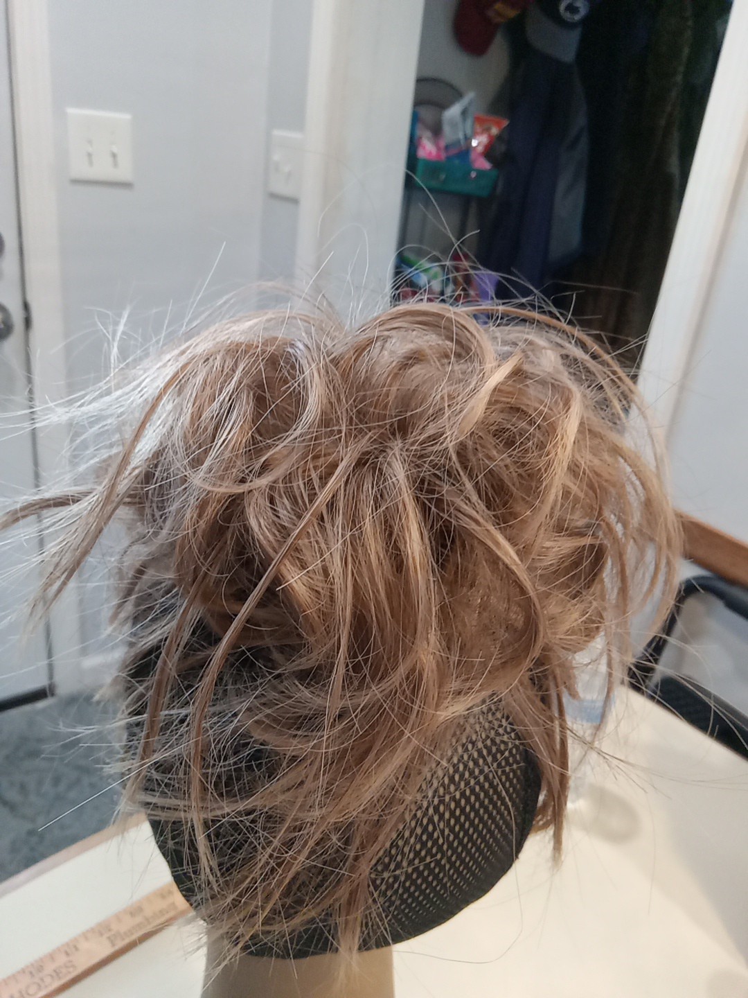 Messy Hair Bun Tousled Updo Hair Scrunchies Extension