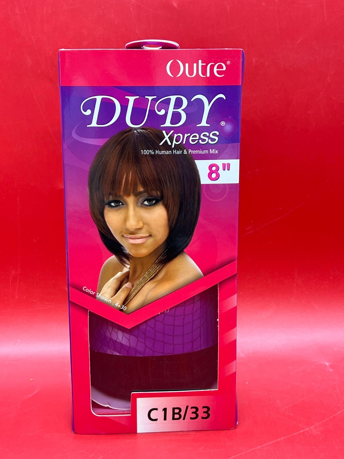 Outre Human Blend Hair for Weaving DUBY XPRESS- 8″ (3 Shades) 100% human hair