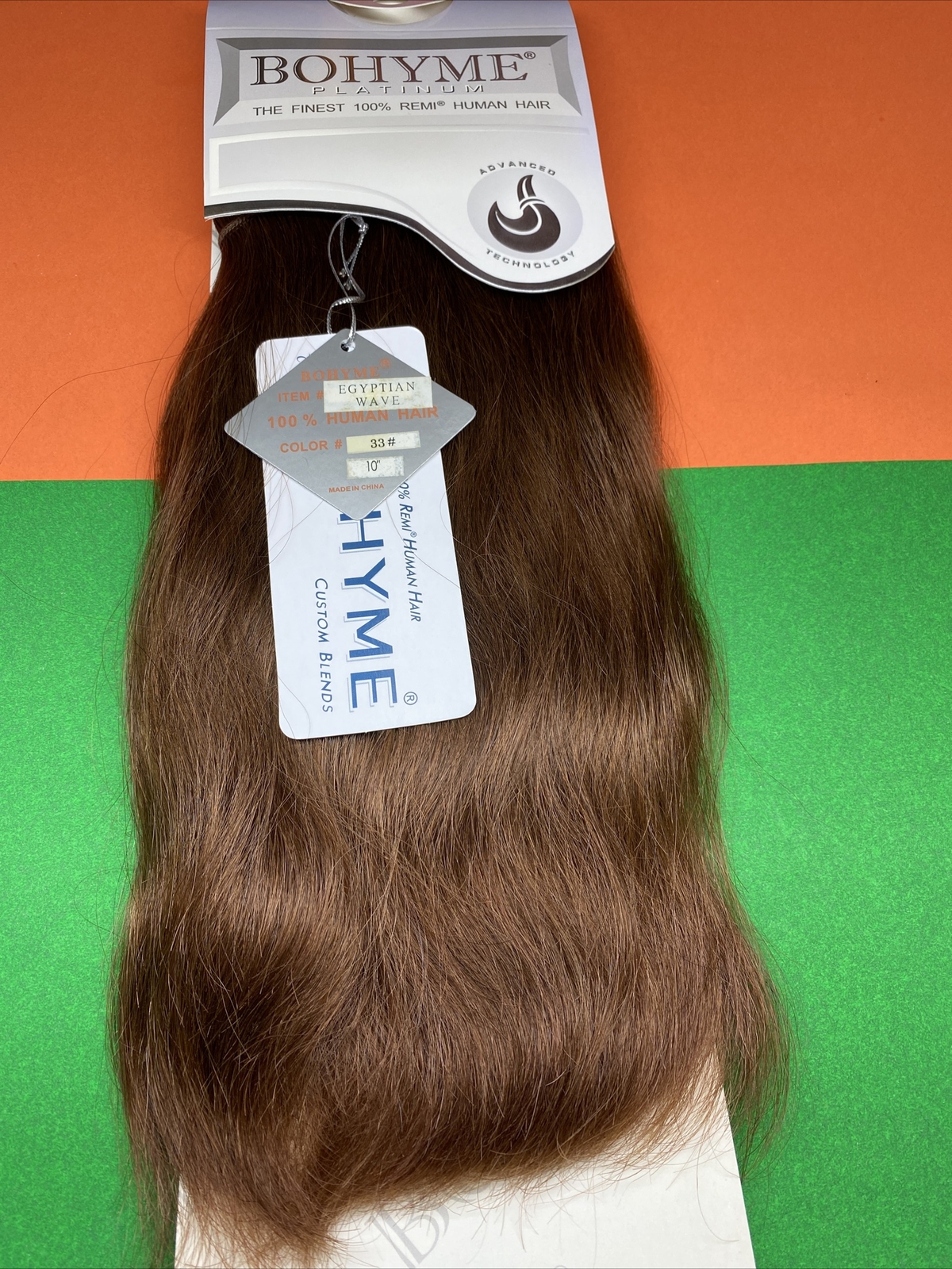 Bohyme Remi Human Hair Machine-Tied Egyptian Wave 10″_#33