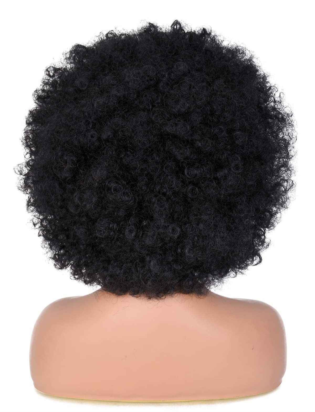 Afro Wigs for Black Women Short Curly Afro Kinky Wig 70s Bouncy Huge Fluffy