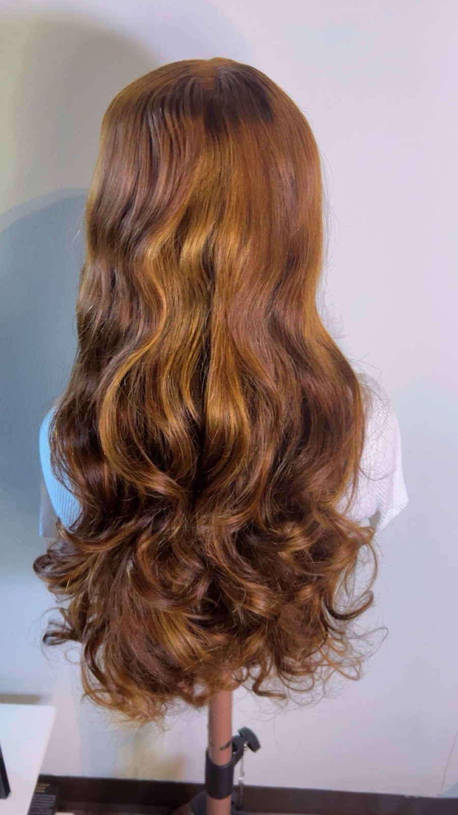 30 Inch SDD Piano Bouncy Wig, 300 Grams, Human Hair Wig.