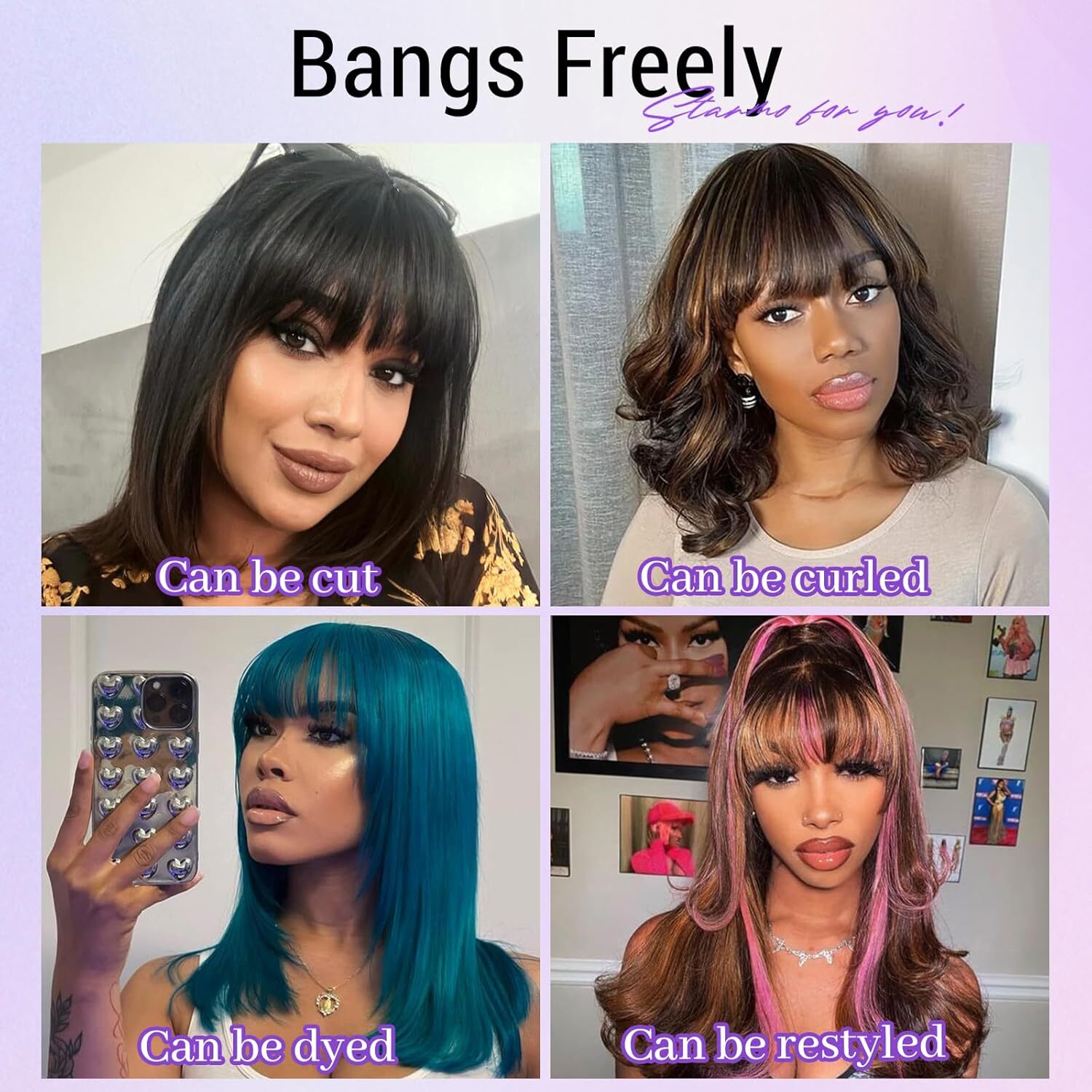 Bob Wig With Bangs 5×5 Silk Base Full Lace Wig Brazilian Human Hair Silk Top Wig