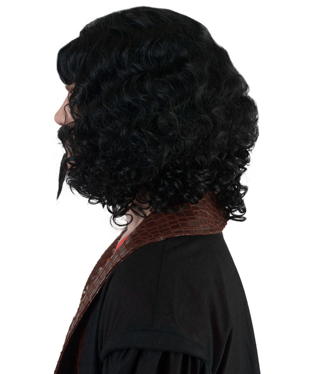 Adult Men’s Renaissance Artist Wig and Mustache, A-01-009-001