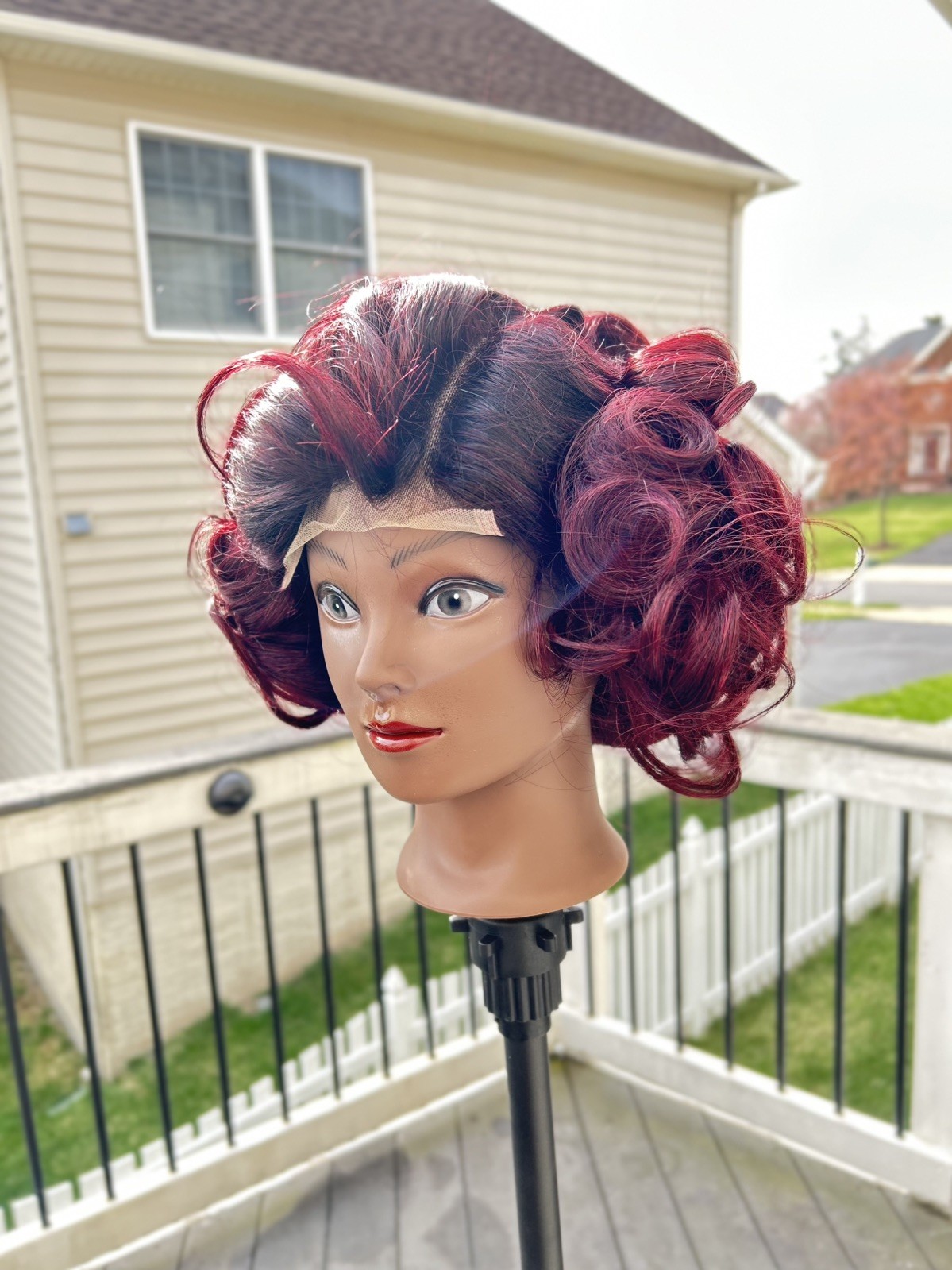 Bouncy Curl 200% Density. 10 Inches Vietnamese Hair. 100% Human