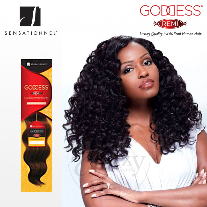 Sensationnel Goddess Remi Loose Deep Luxury Quality Remi Human Hair
