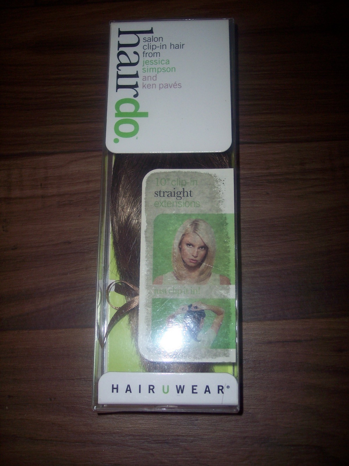 HairDo JESSICA SIMPSON Salon Clip-In Hair Extension Straight BUTTERED TOAST A1