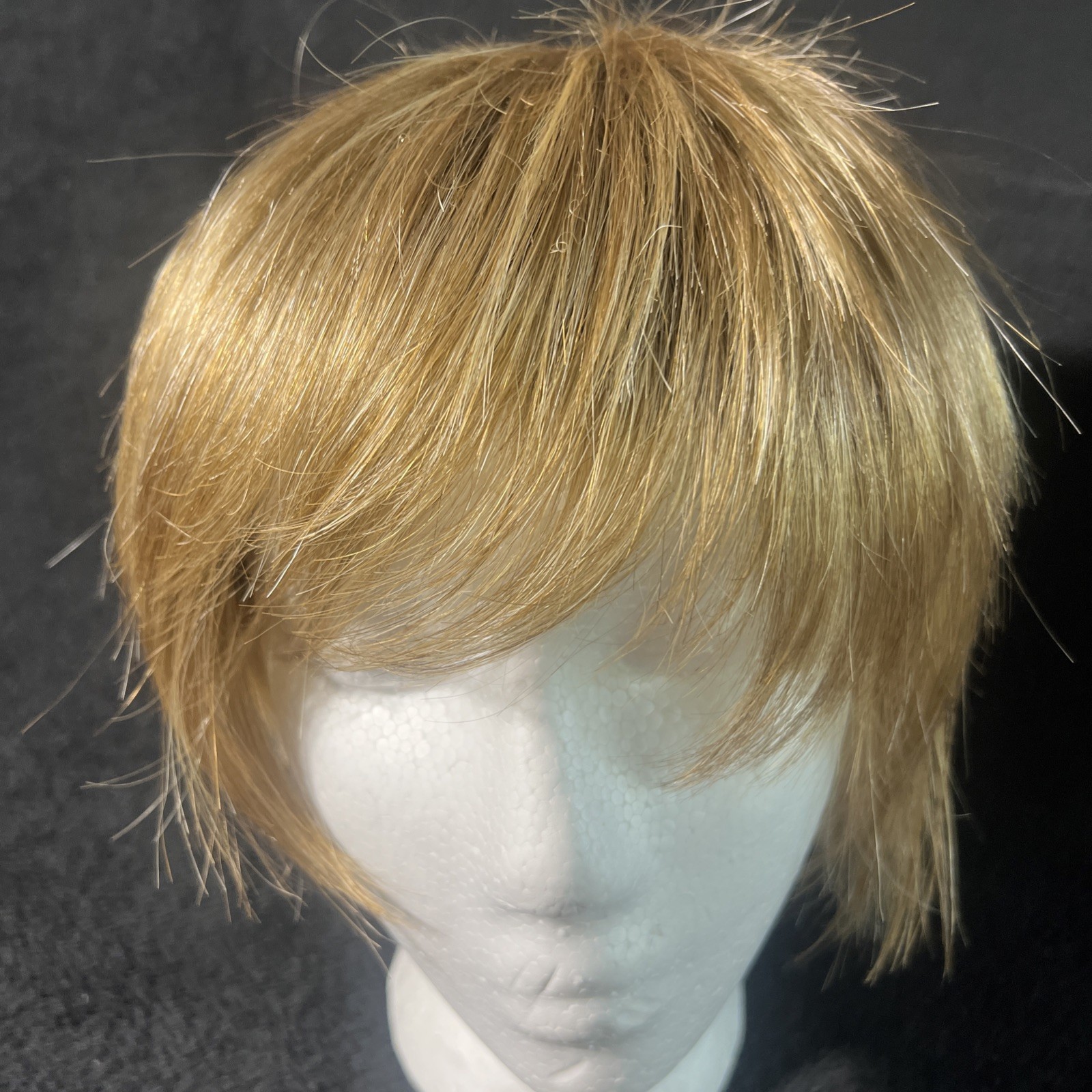 Ash-gold Short Wig-Materials Sourced From Japan ,Manufactured In Indonesia