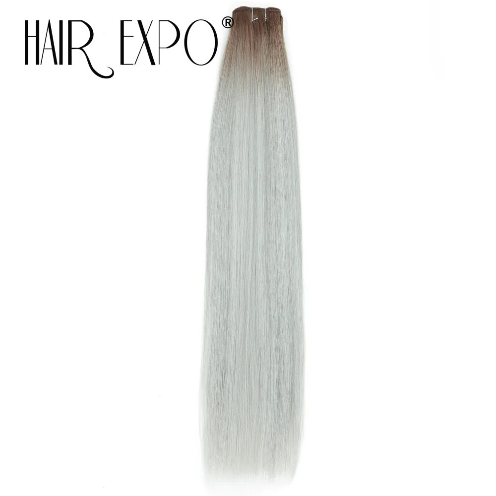 Protein Straight Hair Weave 26 Natural Soft Heat Resistant Synthetic Fiber Hair