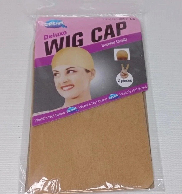 DREAM Deluxe Wig Cap 2 pc Item Number 0097 NA Natural Beige One Size Fits All
