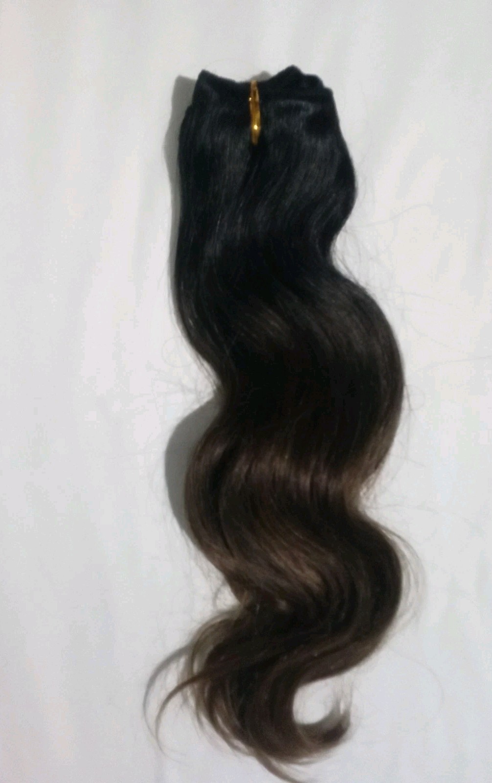 Bellame 120g 16″ Off Black/Mocha Creme Rooted Volume Weft