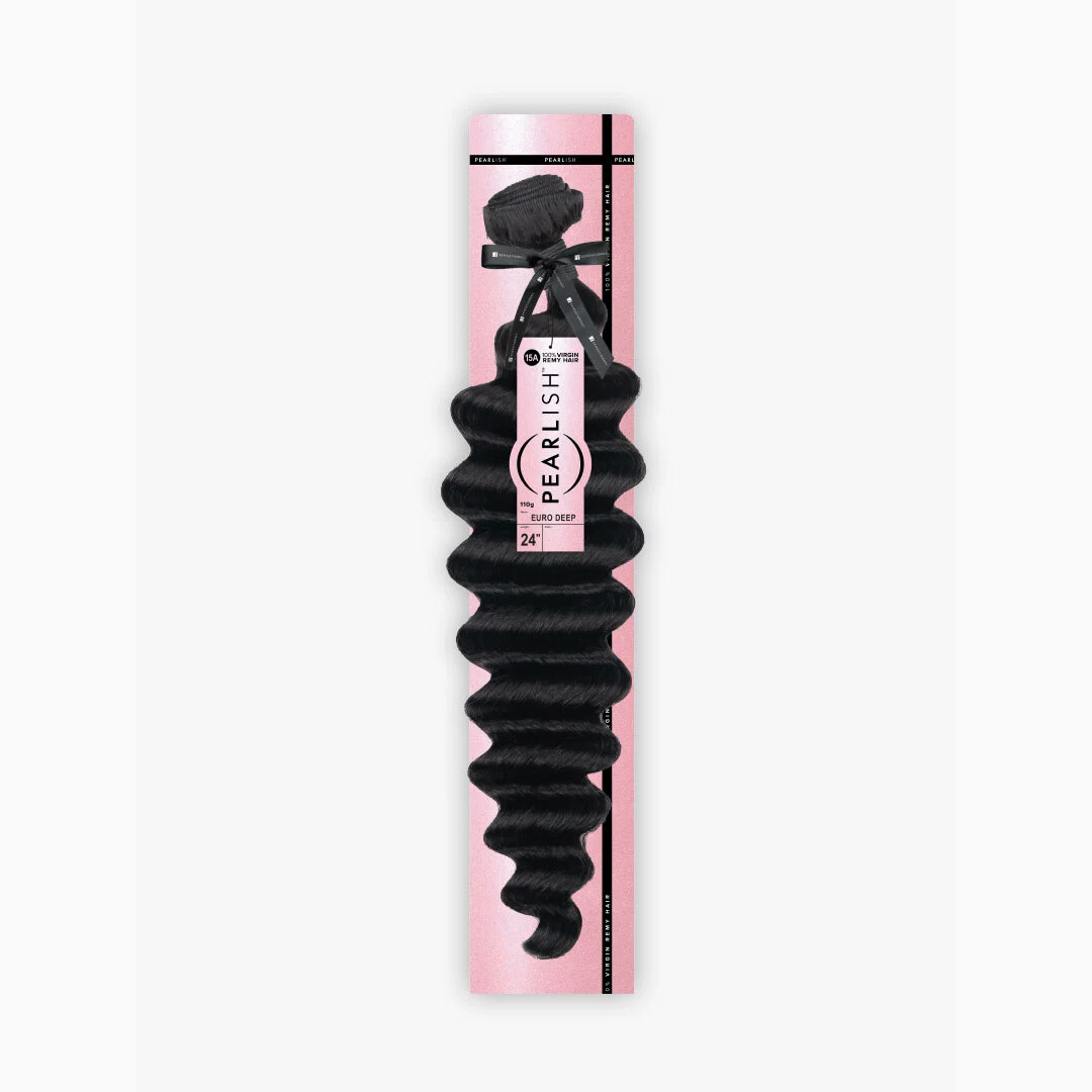 Sensationnel 100% Virgin Remy Human Hair Weave – Pearlish Euro Deep 18″