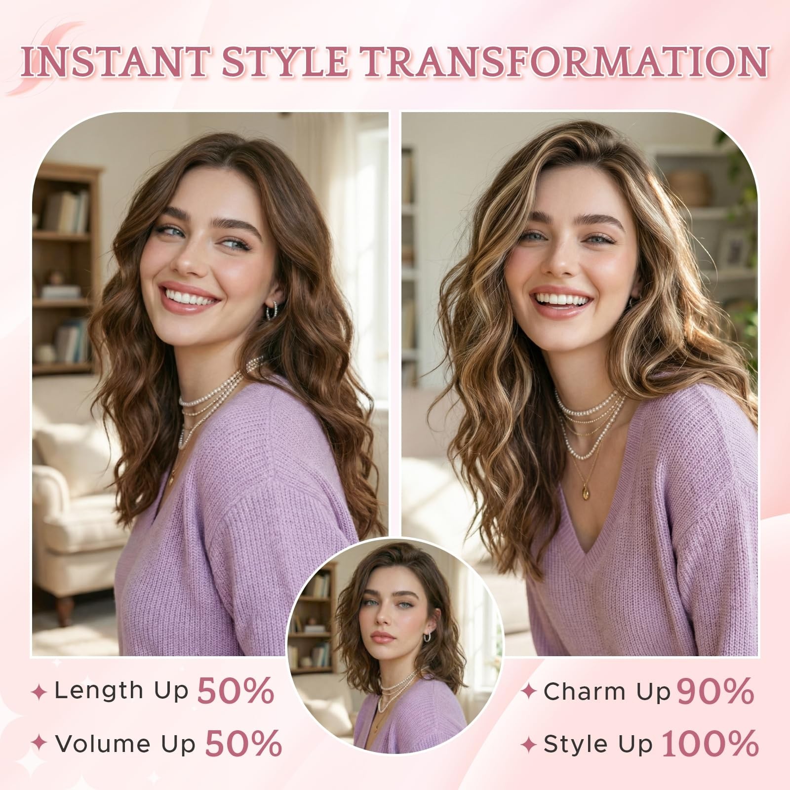 Segohair Clip In Hair Extensions Real Human Hair 5 Pcs 7 Clips Remy Soft