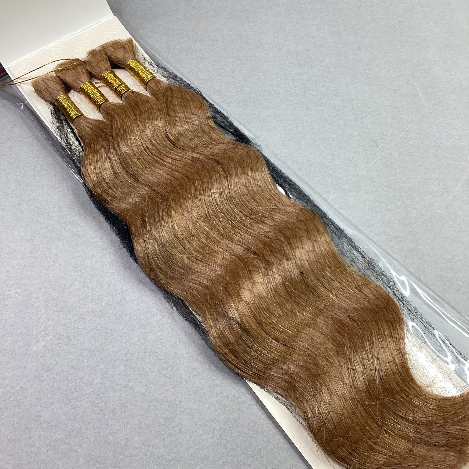 Bless EUROPEAN BULK 14″ 100% Human Hair Extensions Color 27 Wavy