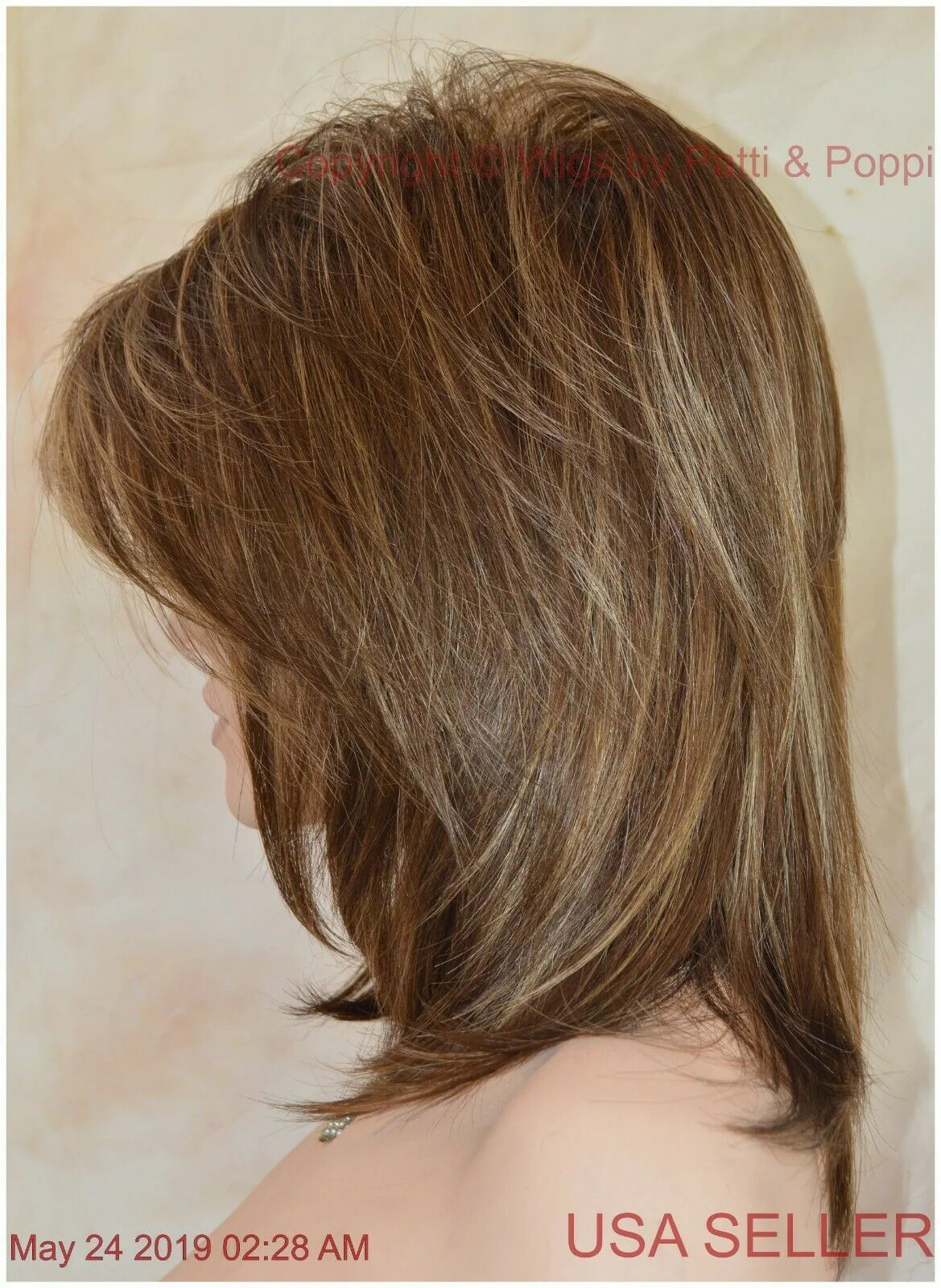 JACKSON NORIKO WIG BROWN MEDIUM LENGTH *STUNNING SEDUCTIVE *ICED MOCHA R-1