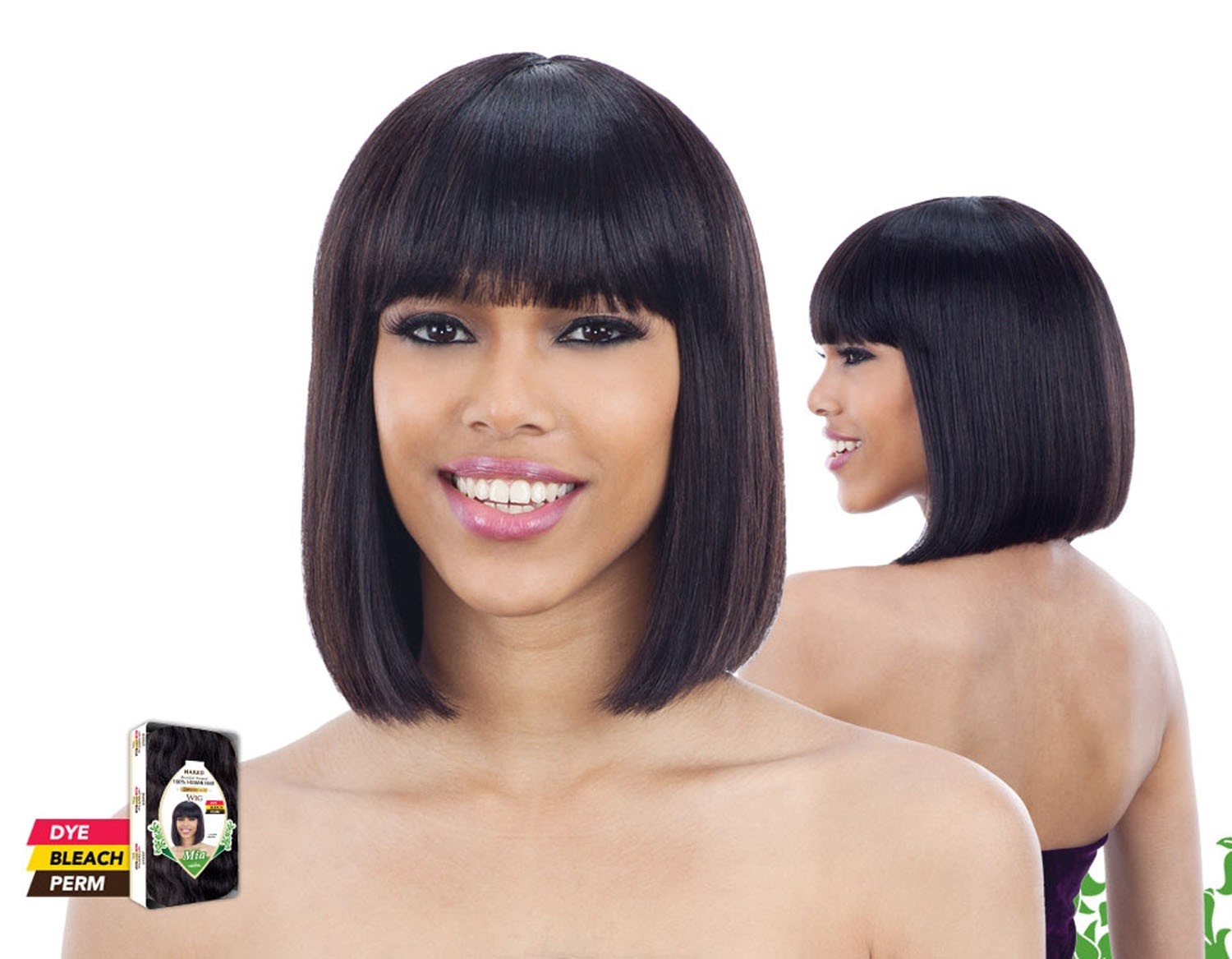 Shake-N-Go Naked Brazilian Natural 100% Human Hair Premium Wig MIA