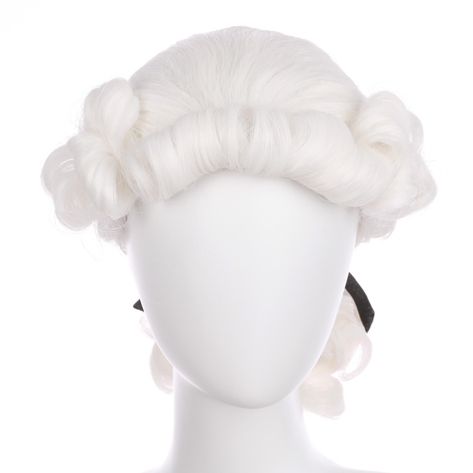 Onedor Kid’s Long Curly Colonial Judge Cosplay Wigs (george washington wig)