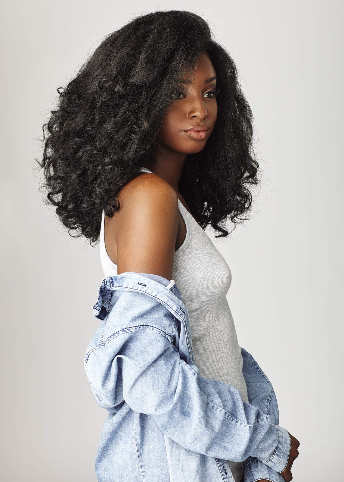 Sensationnel Curls Kinks & Co Rain Maker Half Wig Drawstring Cap Instant Weave