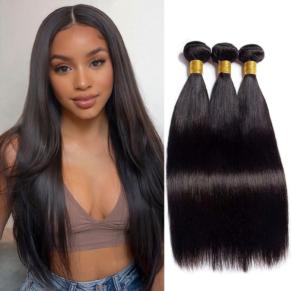 Luxury 12-Inch Natural Black Remy Hair Extensions – No Shedding, No Tangles