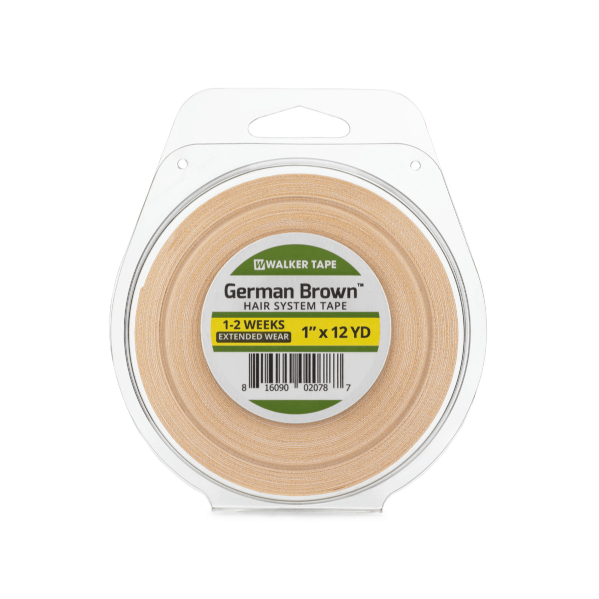 Walker German Brown Liner Cloth Hairpiece System Wig Tape Roll 1″ x 12 Yard