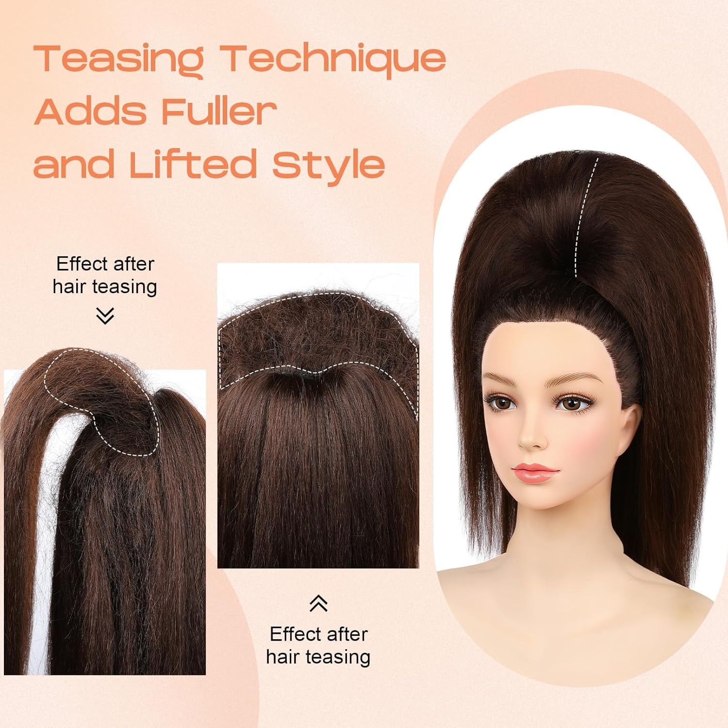 NEW Cheer Ponytail Hair Piece 100% Super Protein Fiber Straight S1-4