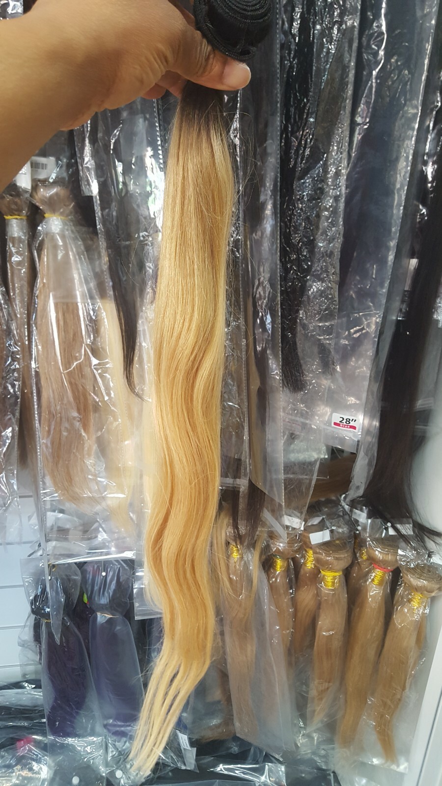 PERUVIAN VIRGIN HUMAN HAIR 1B/27# 12 TO 32INCH STRAIGHT 100g 12AA FAST SHIPPING