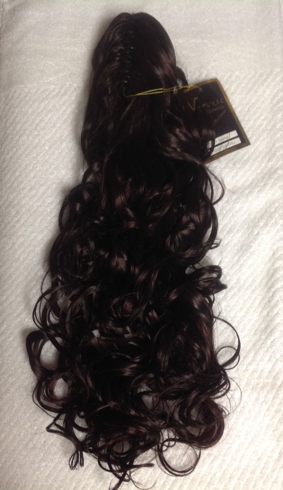 SADIE NATURAL COLLECTION Spiral Curls CLIP-ON HAIRPIECE BLONDE BROWN RED BLACK