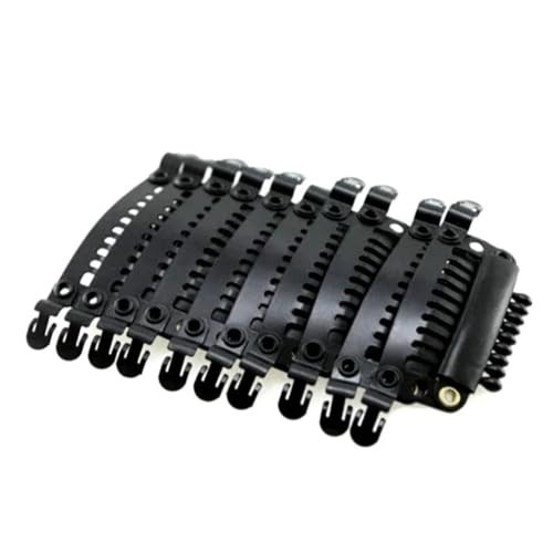 SELFIT Clip 10PCS Hair Extension Clips for Weaving Hair Converts LIGHT BROWN