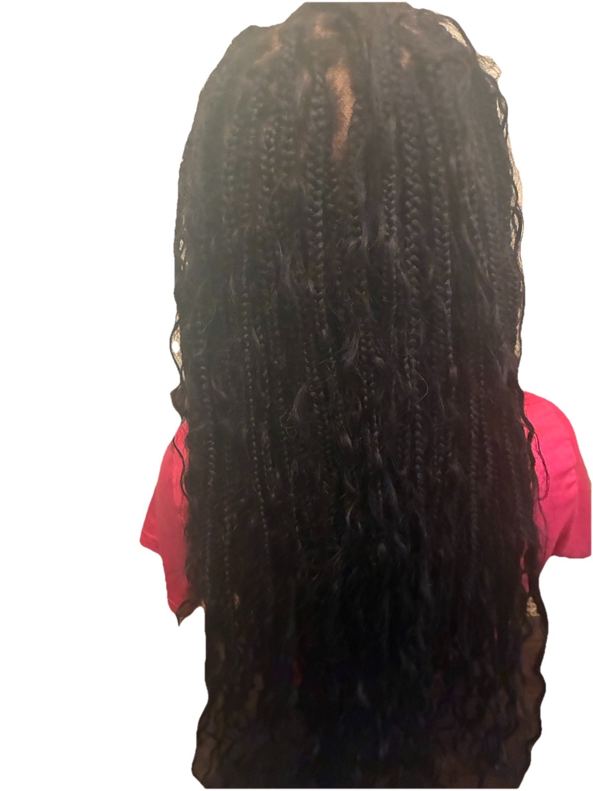 Afro Kinky Base Yaki Texture Boho Braided FullLW With Invisible Drawstring 26”