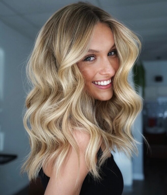 Highlight Blonde 13×4 Lace Front Human Hair Wig for Women