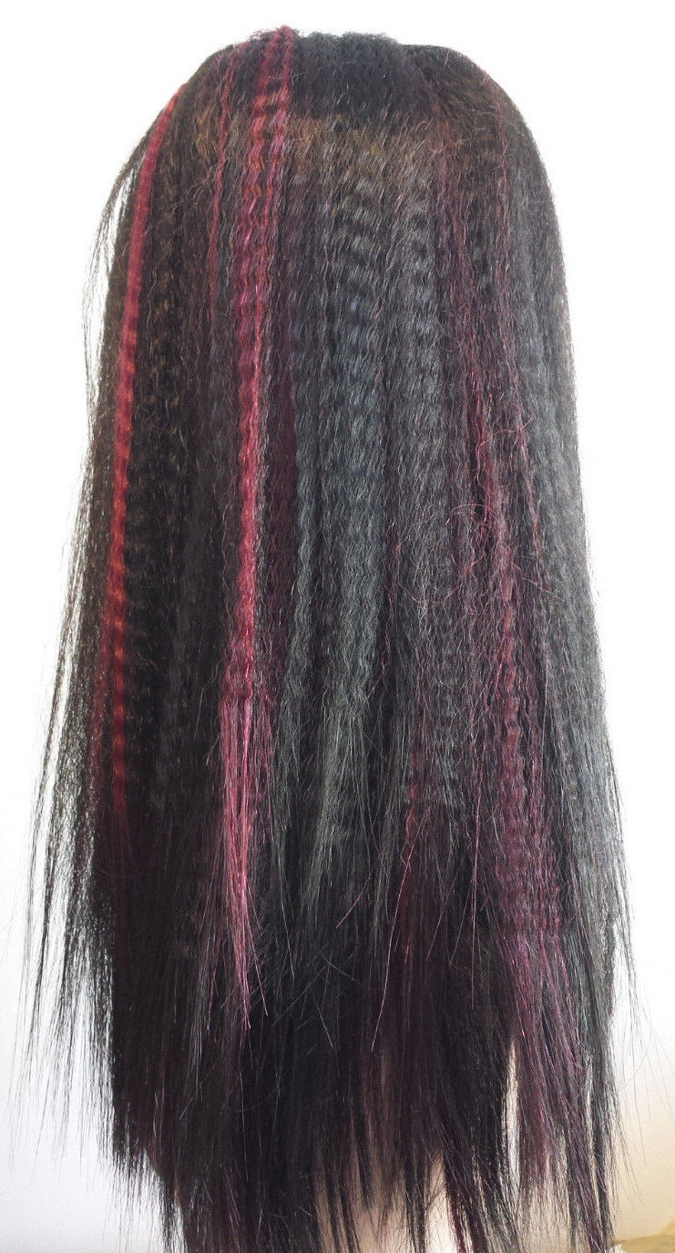 Reversible Drawstring ponytail DSP-253 color: FS1B/Burgundy