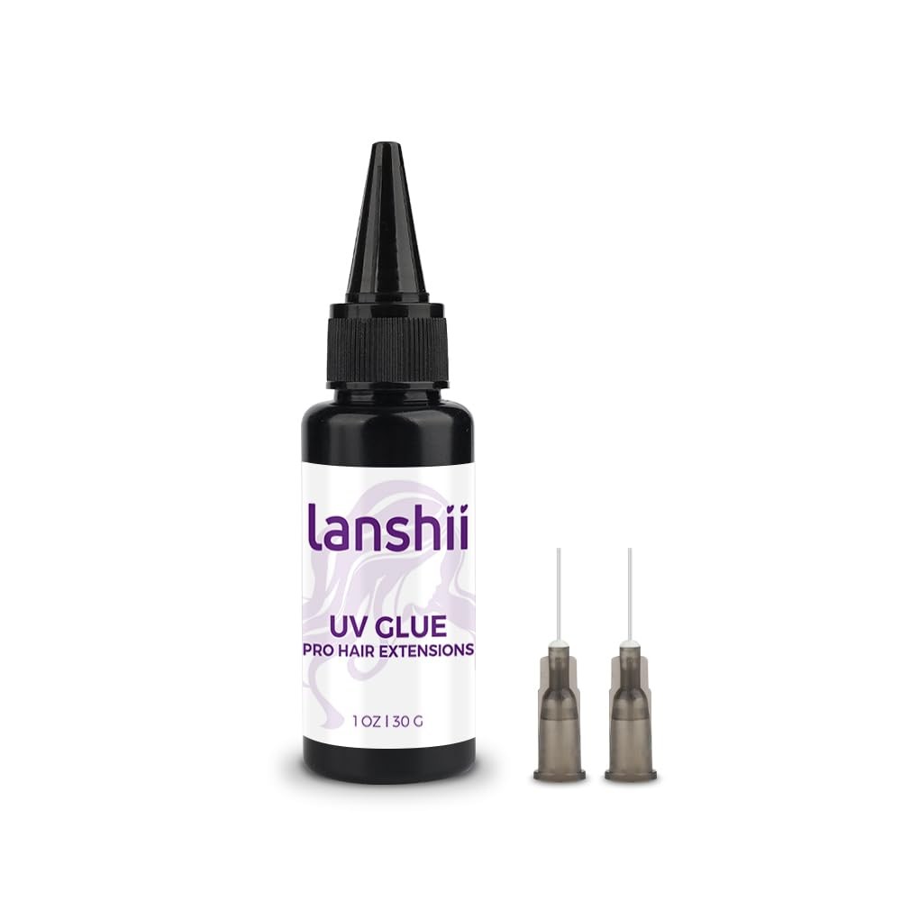 30g Invisible UV Hair Extension Adhesive – Fast Drying Glue for Extensions
