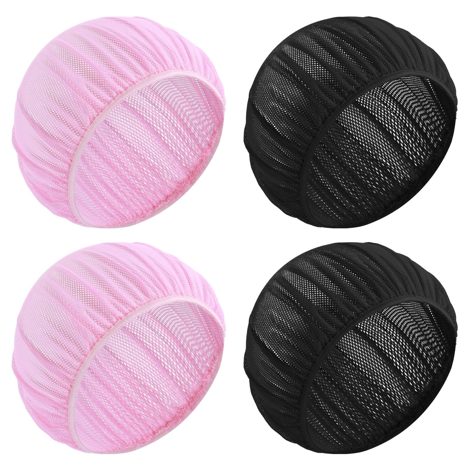 4 Pcs Mesh Sleep Bonnets Night Sleep Cap Hair Net for Sleeping Wig Cap Sleep …