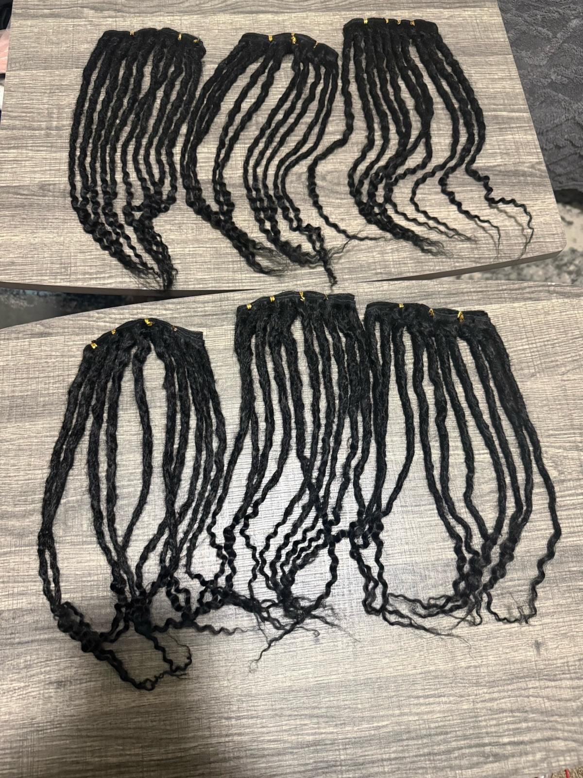 Human Hair Dreadlock Extensions 12 inch 60 Strands.