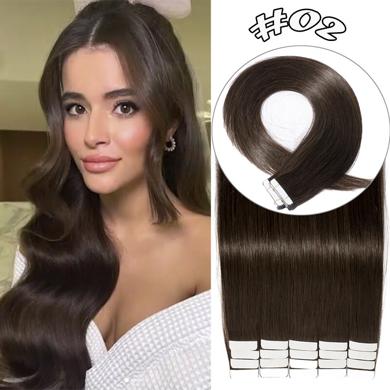 CLEARANCE Thick Tape In 40pcs 100g Remy Human Hair Extensions Russian Skin Weft