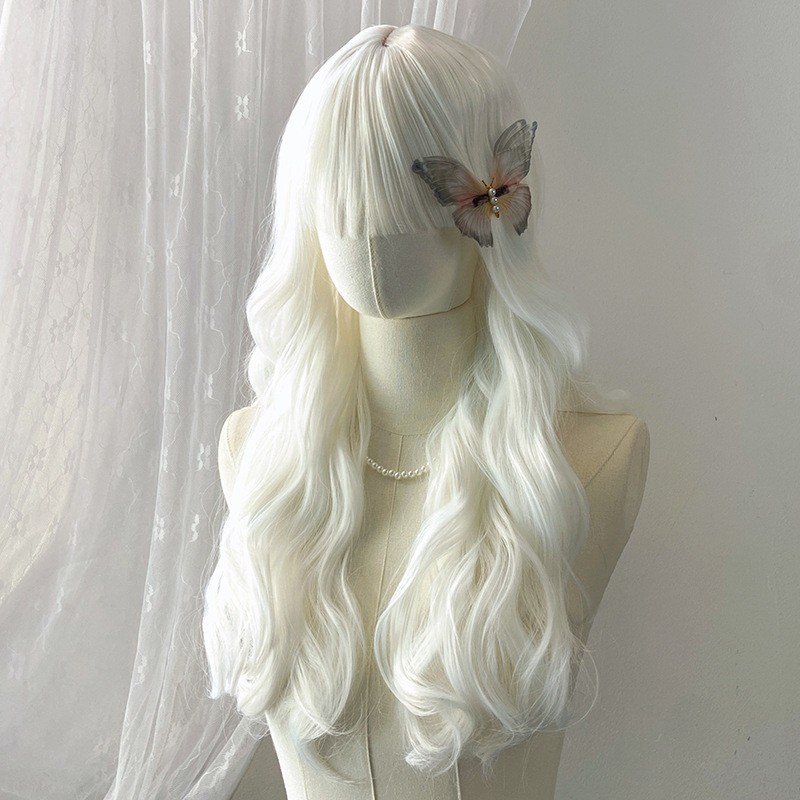 Women Curly Wigs Long Full Hair Girl Universal Cosplay Costume Anime Wave Wig AU