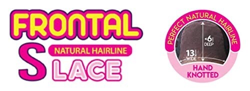 It’s A Wig! Synthetic Natural Hairline Frontal S Lace Wig – Desiree 1B OFF BLACK