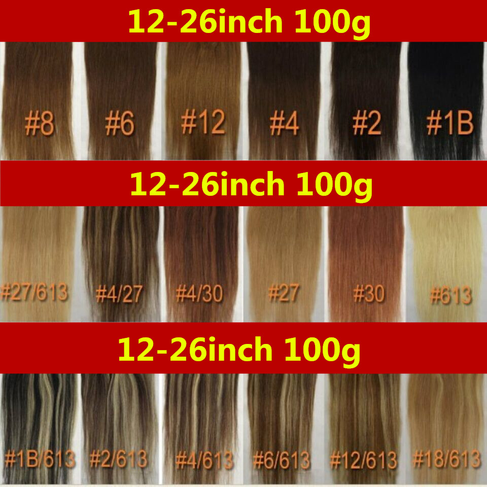 Ombre 120g Handmade Flip Human Hair Extensions Invisible Wire good Hair Weft