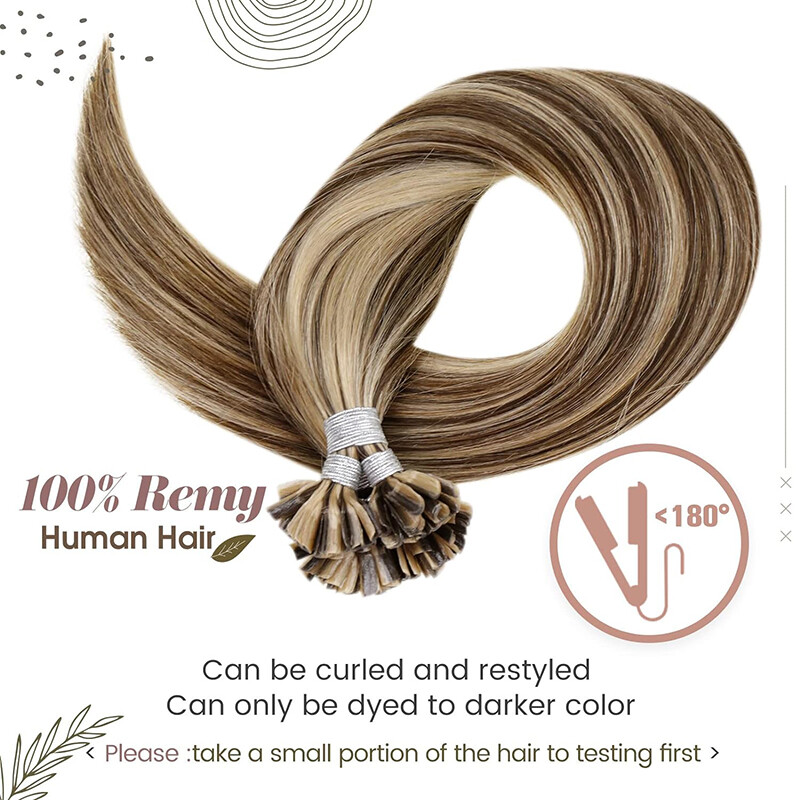 200G Real THICK Pre Bonded Keratin Nail U Tip 100% Remy Human Hair Extensions