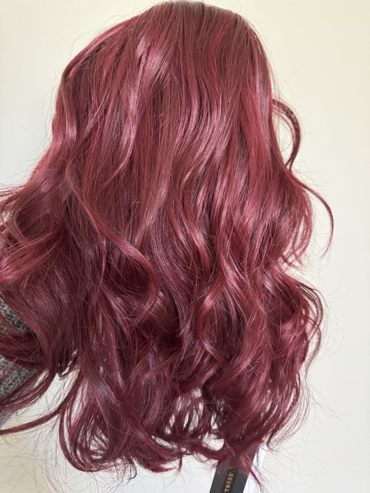 BELLE TRESS ALLEGRO 18” WIG SANGRIA COLOR BNWT MONO PART, LACE FRONT NEVER WORN