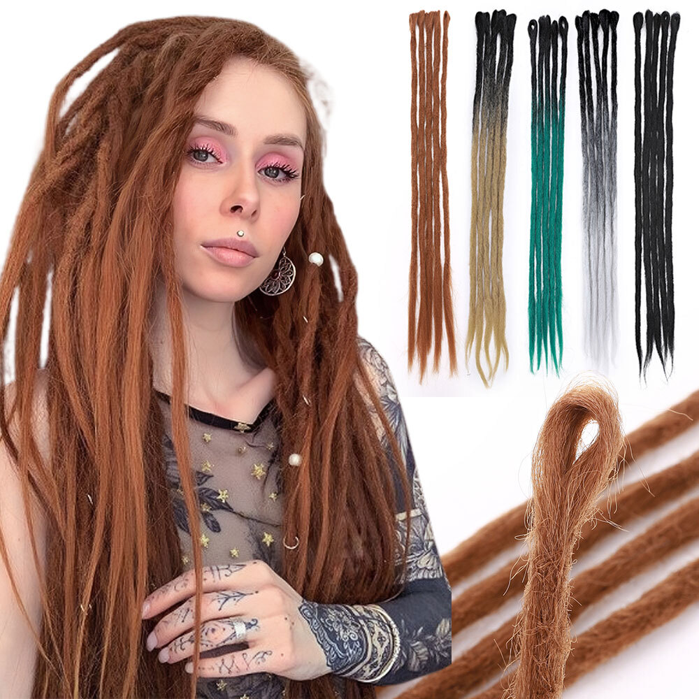 20 Inch 24 Inch Pre-Looped Dreadlocks SE Dreads Locs Synthetic Hair Extensions