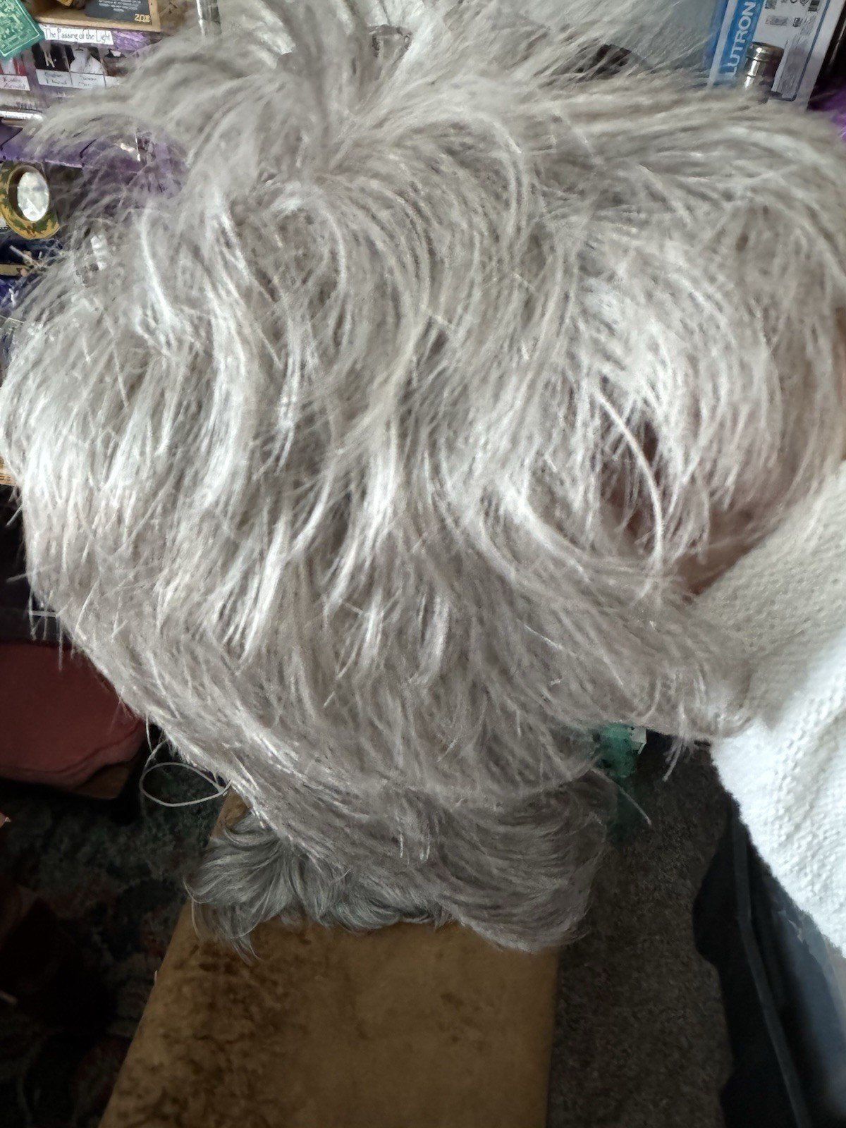 Lot of 4 Short Platinum Gray Synthetic Wigs Layered Pixie Cuts