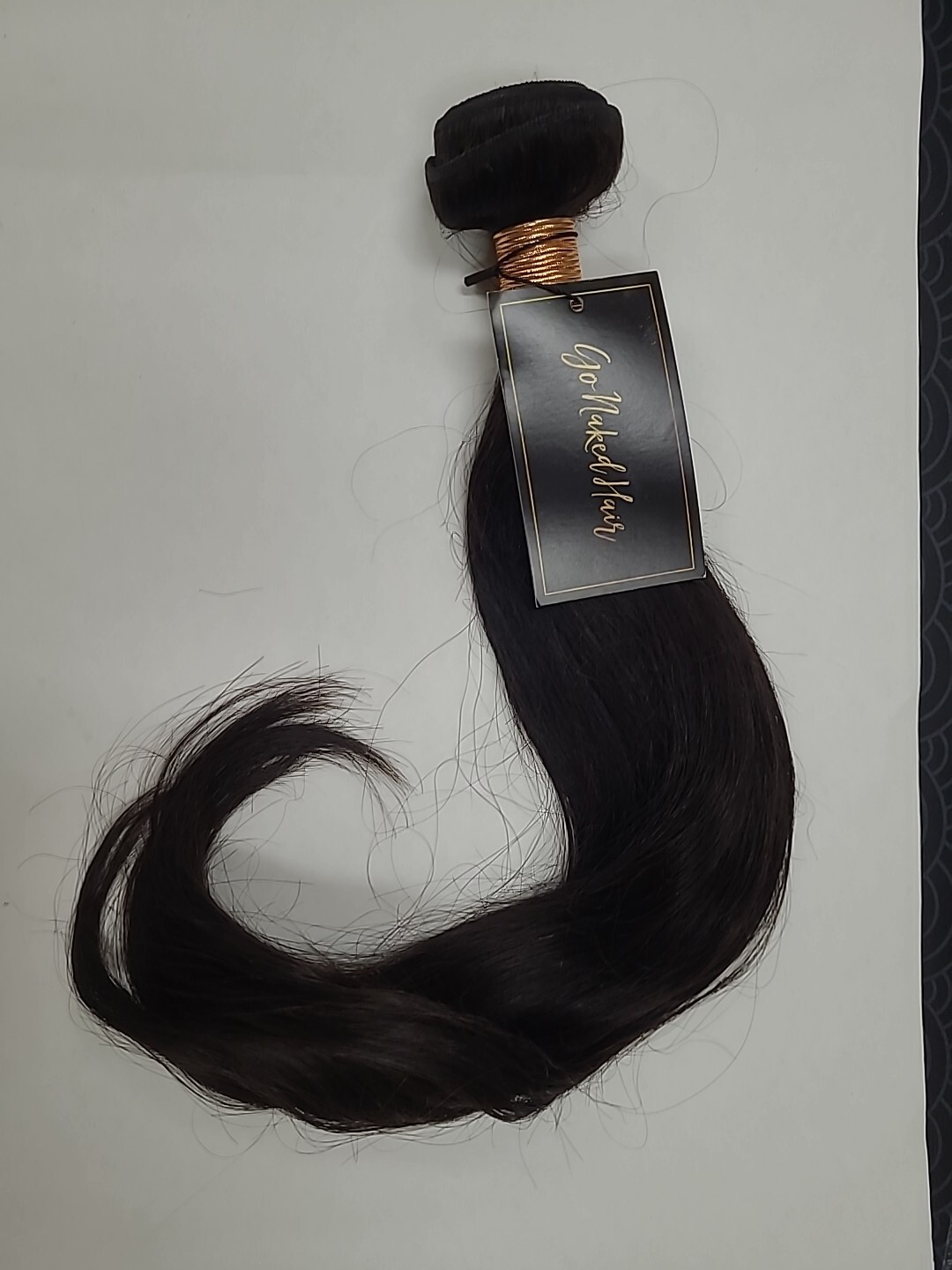New GoNakedHair 18″ Indian Wavy 100% Human Hair Black
