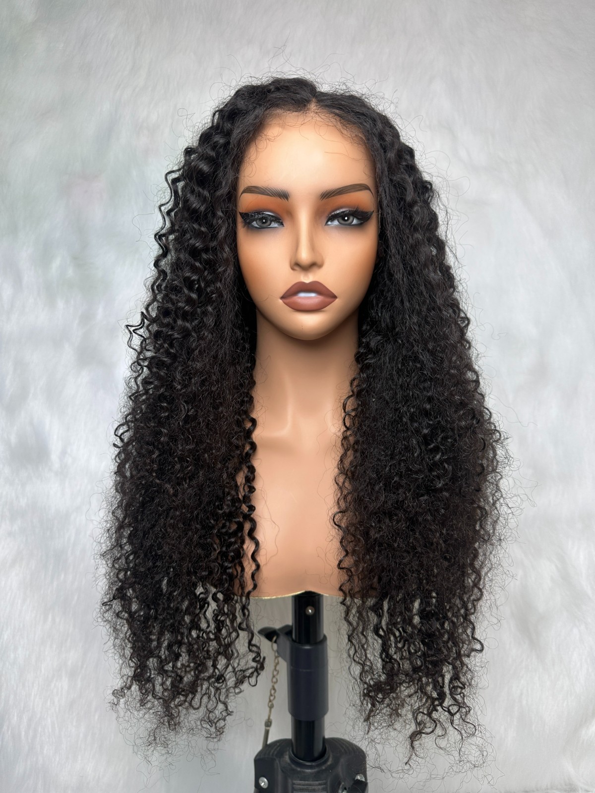KNOT-FREE 26inch 150% Density 360 HD Lace Curly Wig With Invisible Strap