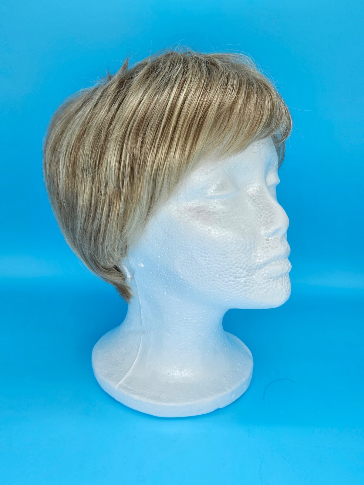 Estetica Women’s Blonde Wig with Bangs Classique Collection Short Stretch Cap