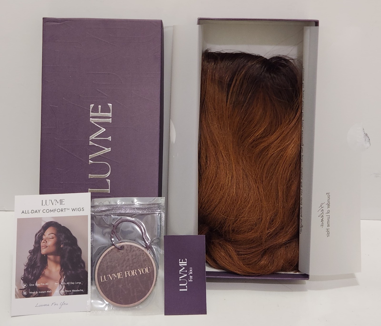 Luvme Hair Wig Ombre Brown