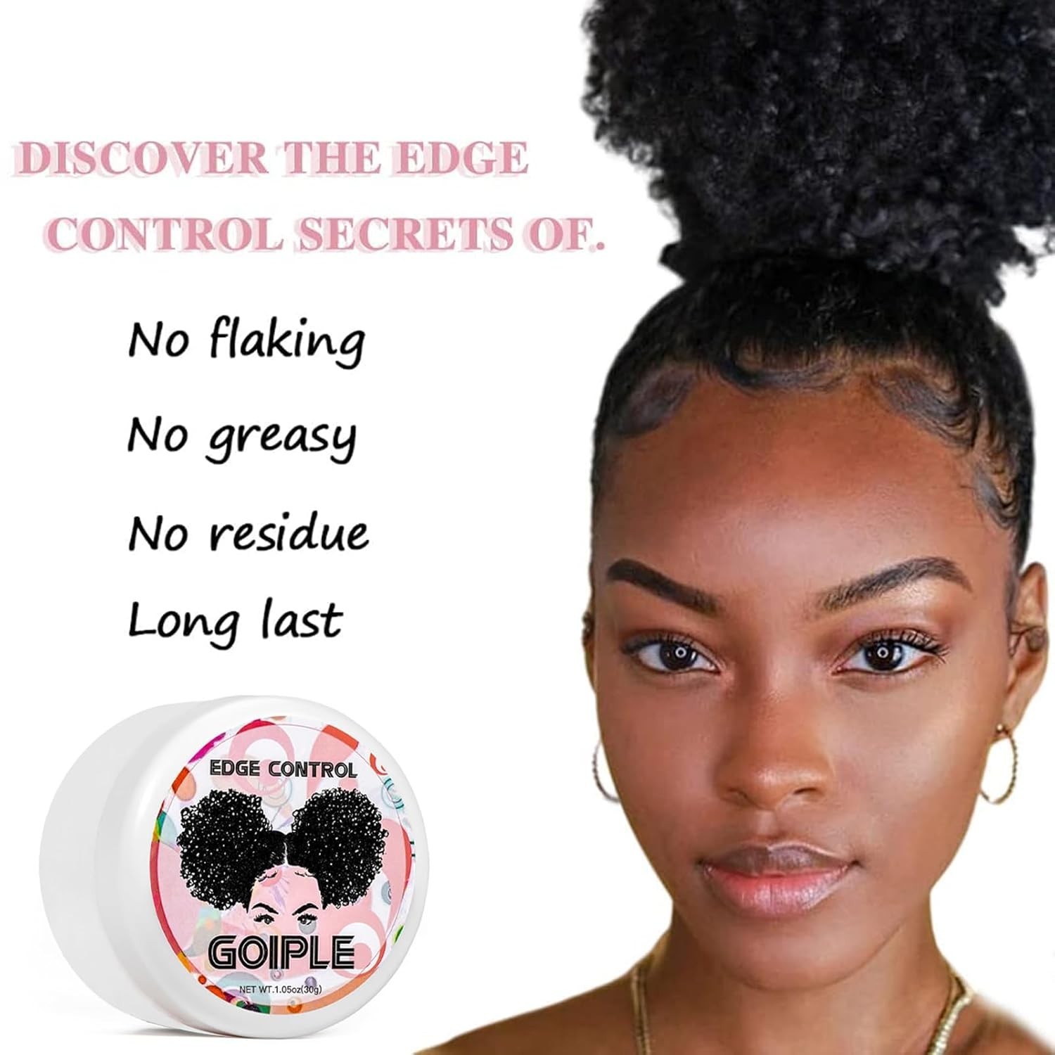 Wig Glue 1.28OZ, Waterproof Lace Front Adhsive for Wigs with Tools and Hair W…