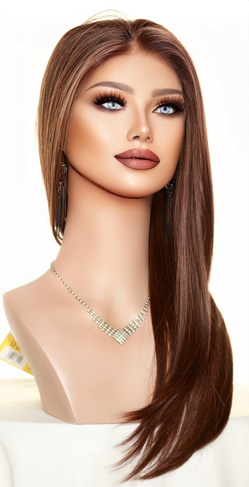 LACE FRONT HAND TIED WIG LONG STRAIGHT P4/27/30 GORGEOUS SEXY 1464
