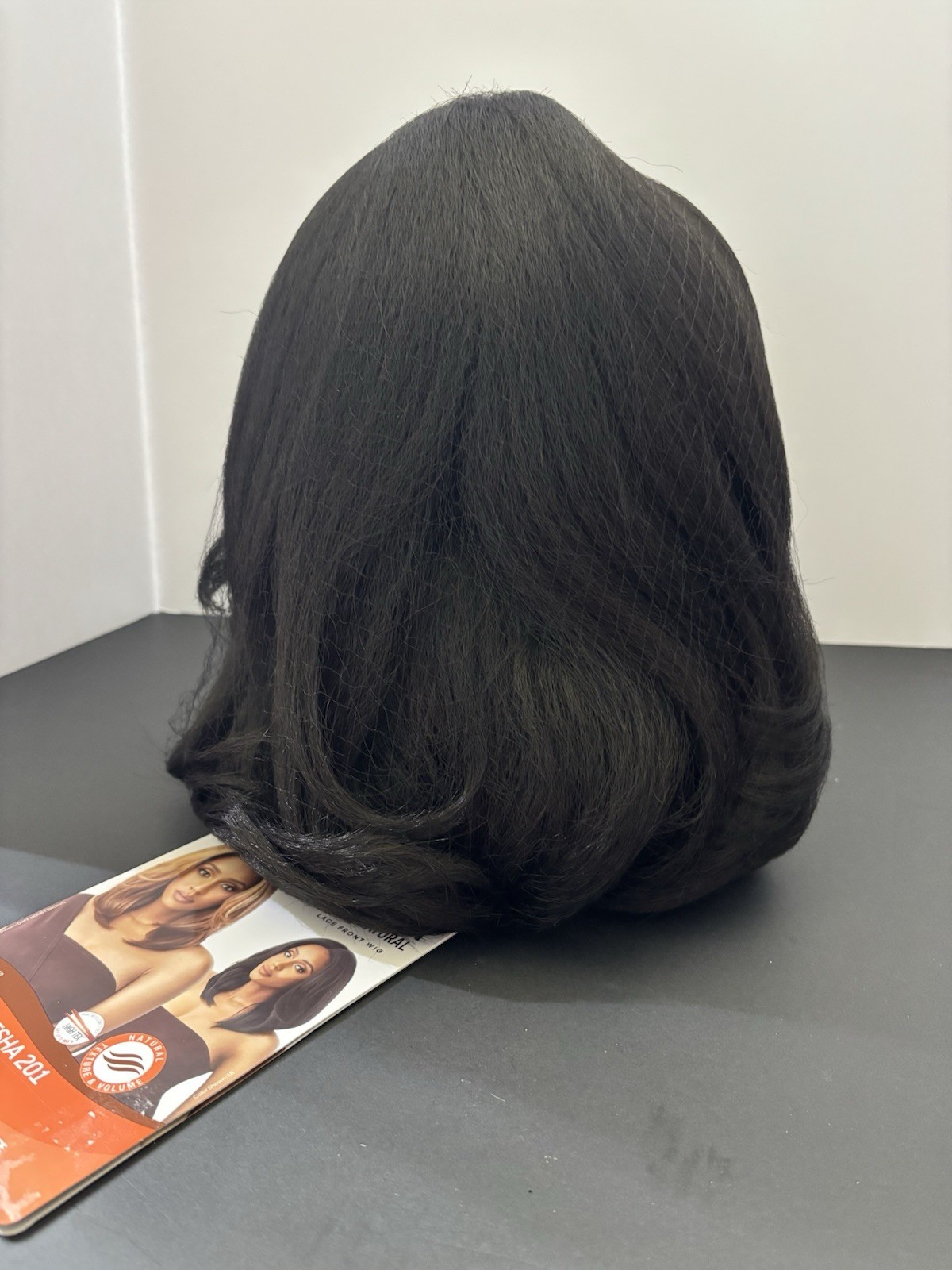 NEESHA Soft & natural Lace Front Wig. Natural Texture & Volume. Black 1B Only