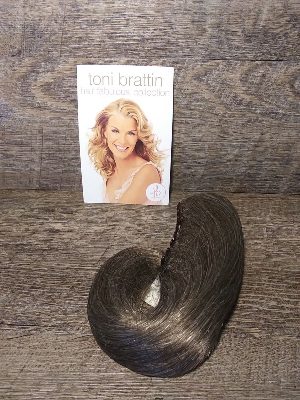 Toni Brattin Extensions – Pony Layered Flip – Brown/GRAY 104-901 NWT